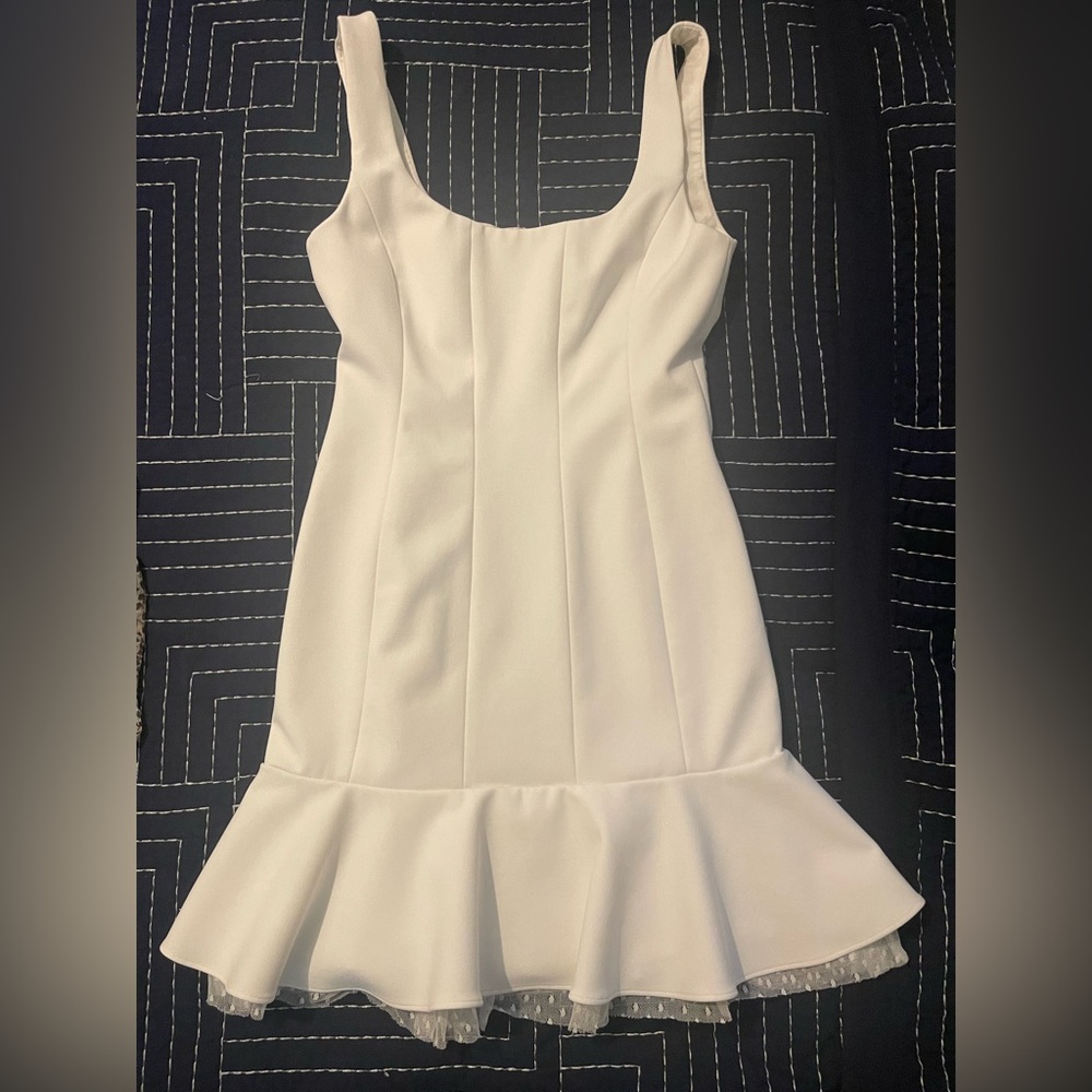 BCBGMaxAzria Ivory Sleeveless Dress